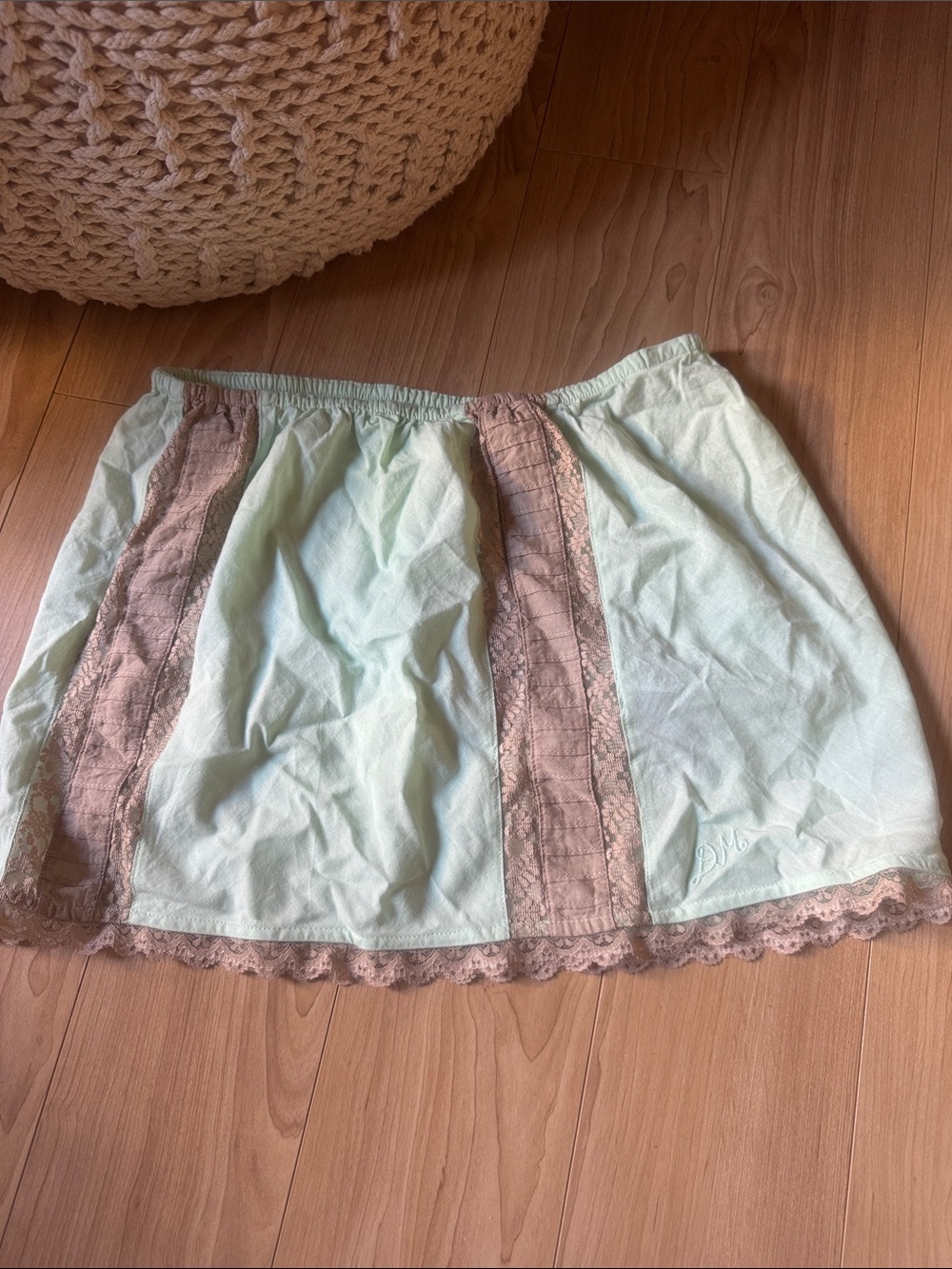 Damson Madder Addie Lace Mini Skirt